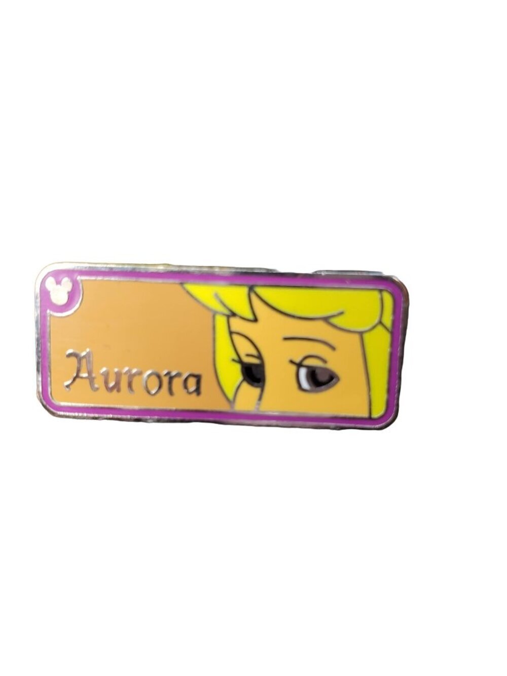 Disney Sleeping Beauty Trading Pin Princess Aurora Eyes Hidden Mickey Lapel Pin